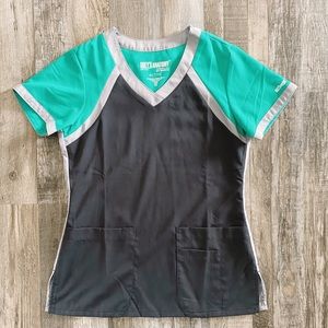 Greys Anatomy Active scrub top, NWOT size XS